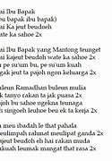 Lirik Lagu Rungkad Versi Jawa